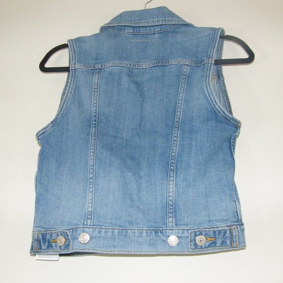 Levi Medium Blue Denim Vest - Picture 2 of 2